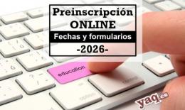 Preinscripción universidad online 2026