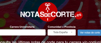 Web con las notas de corte de todas las carreras univesitarias en España