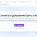 Convertir archivos de word a pdf gratis con Canva