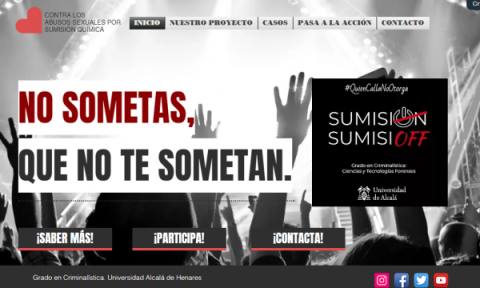 Estudiantes de la UAH informan a los jóvenes sobre la sumisión química y cómo prevenirla
