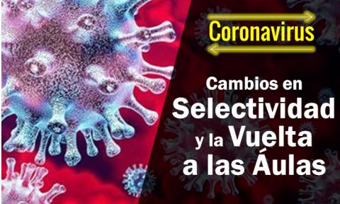 Covid-19: cambios en la Selectividad y vuelta a las aulas