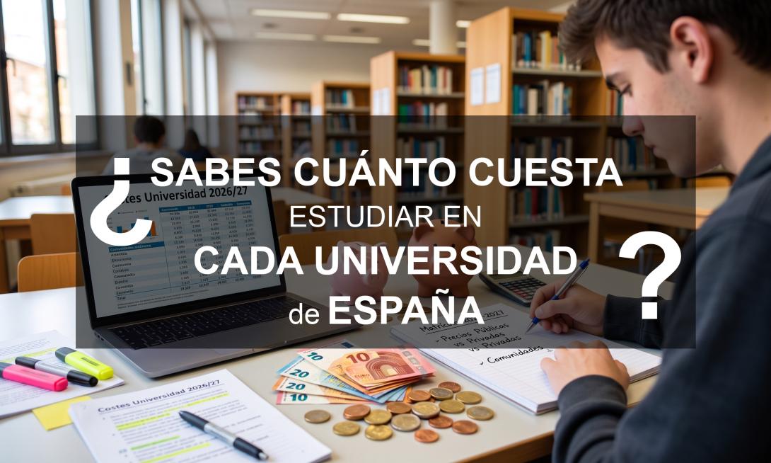 Cuánto cuesta estudiar en la universidad en España