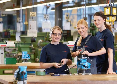 Españoles cursando FP Dual con Bosch