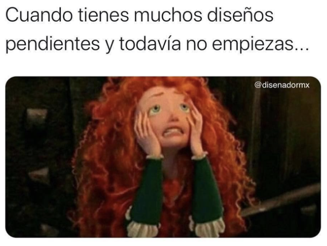 Meme carrera de Diseño