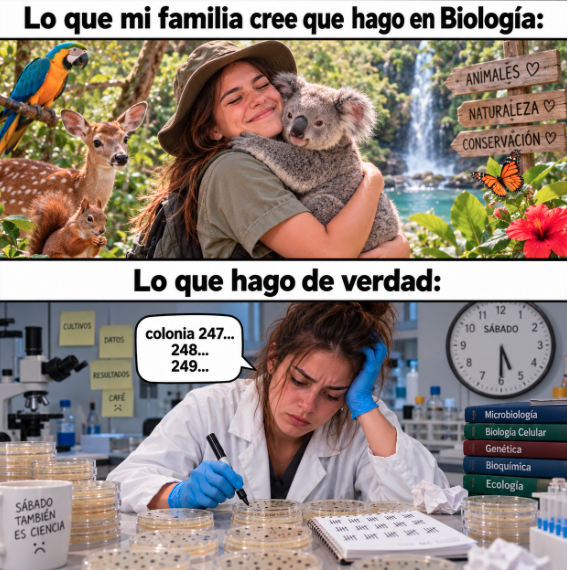 La realidad de los biólogos