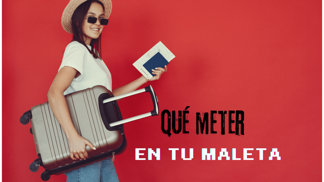 Chica con maleta