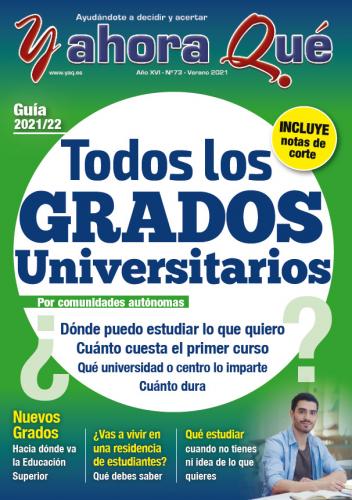 Portada YAQ nº73 - Guía Todos los Grados Universitarios